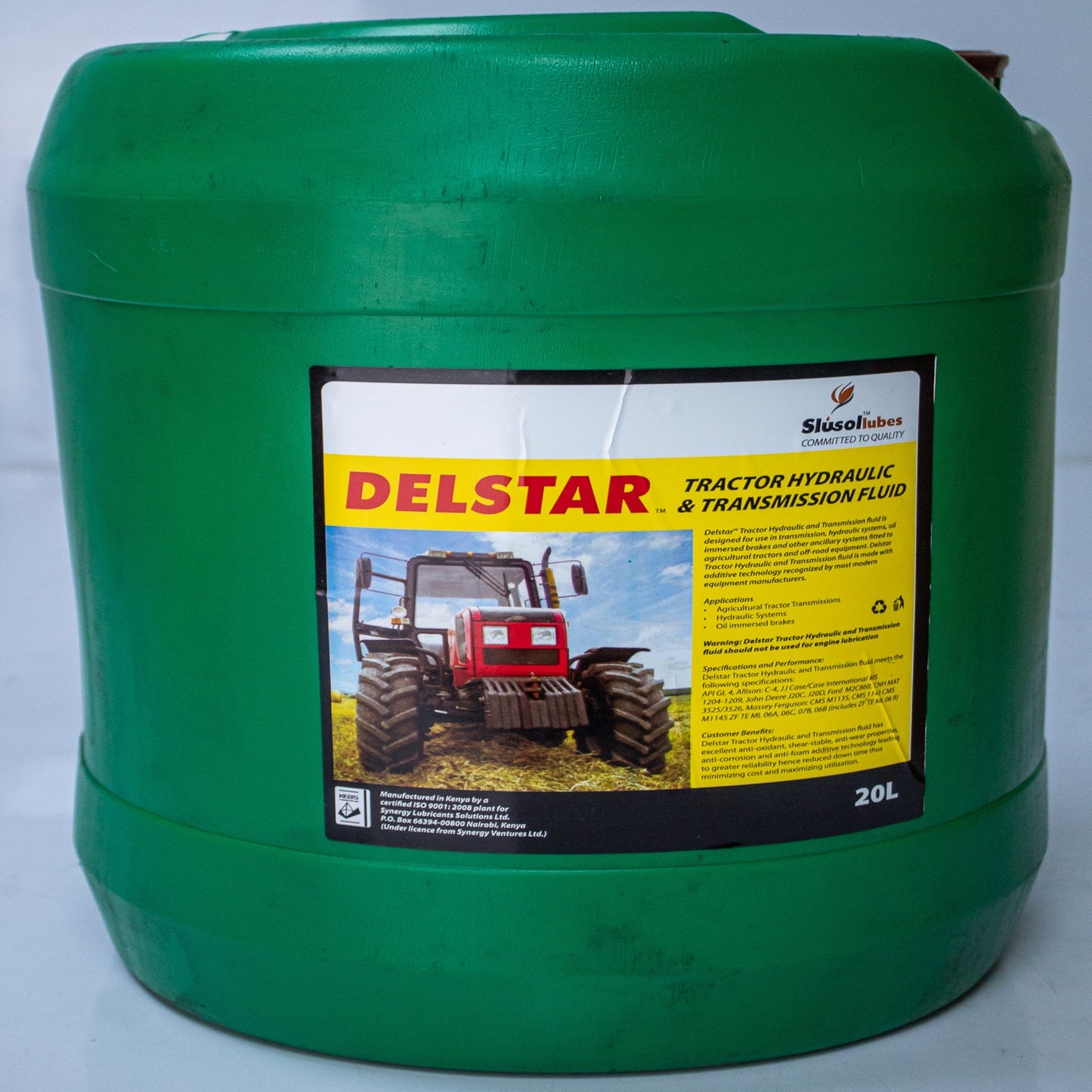 DELSTAR TRACTOR HYDRAULIC & TRANSMISSION FLUID SAE 10W30 API GL-4