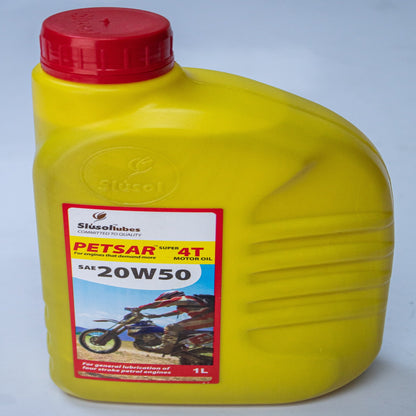 PETSAR -SUPER 4T MOTOR OIL (SAE 20W50 API SL/CF JASO MA 2)