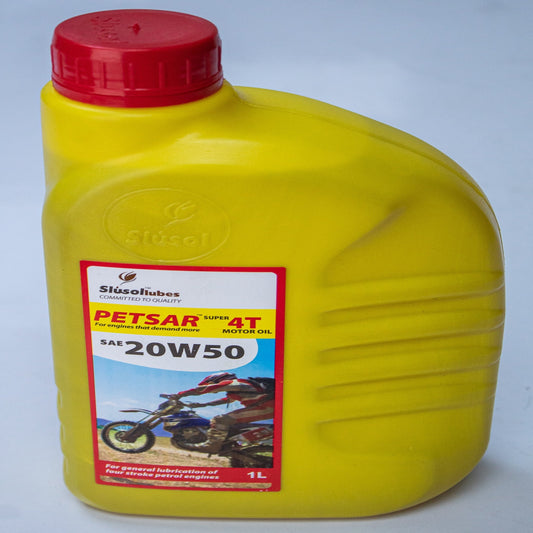 PETSAR -SUPER 4T MOTOR OIL (SAE 20W50 API SL/CF JASO MA 2)