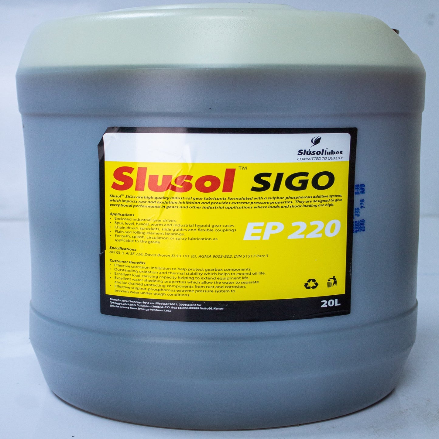 SLUSOL SIGO EP  150, 220, 320, 460, 680