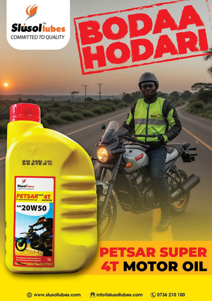 PETSAR -SUPER 4T MOTOR OIL (SAE 20W50 API SL/CF JASO MA 2)